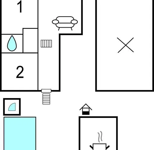 Semesterbostad 2 Bedroom Gorgeous In *